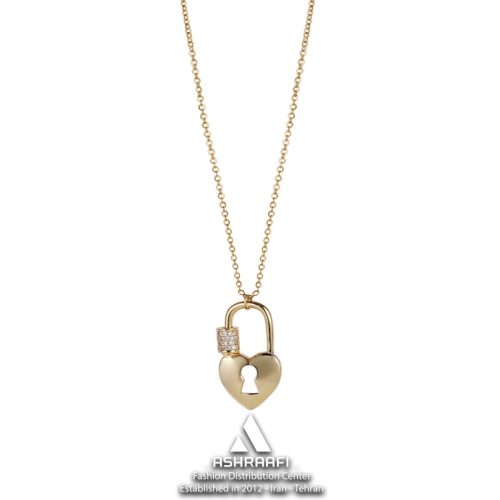 گردنبند طرح قلب قفلی Heart Padlock Necklace G