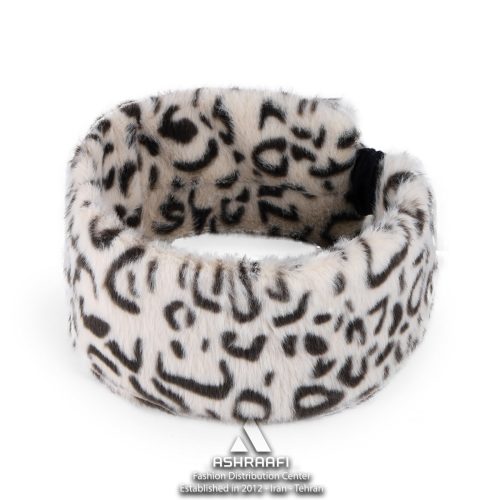 Leopard-Faux-Fur-Headband-01 هدبند روسی پلنگی Leopard Faux Fur Headband