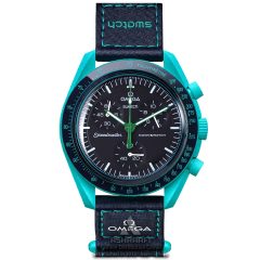 ساعت مچی امگا سواچ دست دوم Omega x Swatch Speedmaster Earth-ST