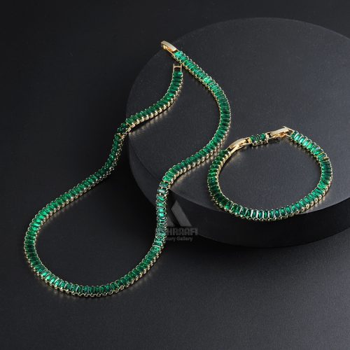 Tennis Necklace & Bracelet G01