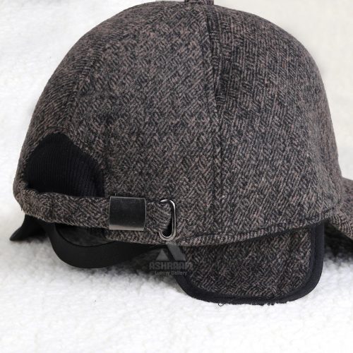 سگک کلاه نقابی Tweed Earflap Cap HA211
