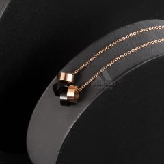 گردنبند چهار حلقه استیل