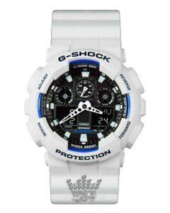 ساعت جی شاک سفید G-Shock GA-100BW