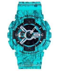 ساعت آبی رنگ جی شاک G-Shock GA-110SLF