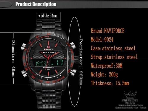 کارایی های ساعت Naviforce NF9024M