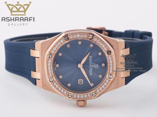 ساعت AP صفحه سورمه ای زنانه Audemars Piguet BWN3