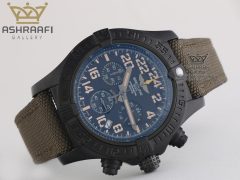 ساعت بند برزنت قاب مشکی برایت لینگ Breitling A13370