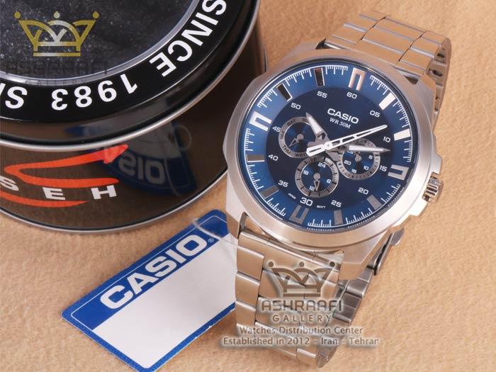 ساعت عقربه آرامگرد Casio MTP-SW310D-2AVDF