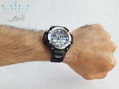 Casio-SGW-400H-1BVDR-06 نمای روی دست ساعت کاسیو Casio SGW-400H-1BVDR-06