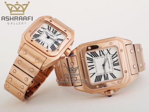 ساعت جفتی کارتیه سانتوس 100 Catier Santos 100RW