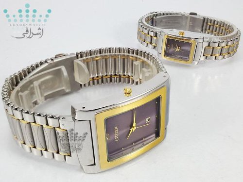 ساعت جفتی مسطتیل شکل - Citizen 121-11G