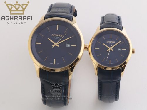 ساعت بند سورمه ای سیتیزن - Citizen 18022G