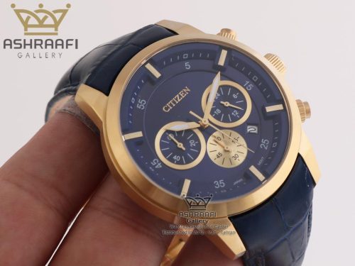 فروش ساعت سیتیزن صفحه سورمه ای تیره Citizen 18135G