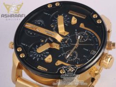 DIESEL-DZ-7333B-03 ساعت صفحه مشکی هفت موتوره DIESEL DZ-7333B