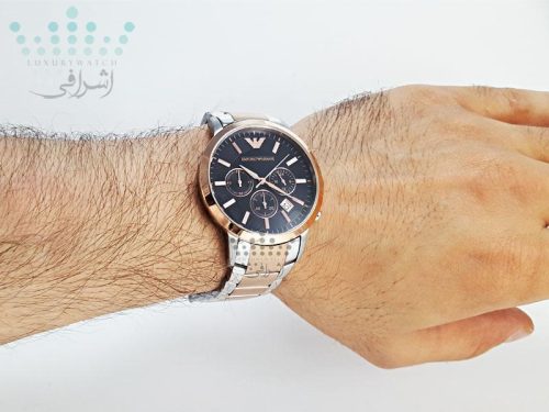 نمای روی مچ ساعت امپریرو آرمانی مدل AR-2452-05
