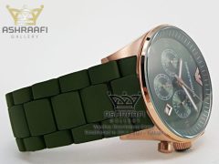 ساعت ست آرمانی سبز و رزگلد Empori Armani AR-5919G