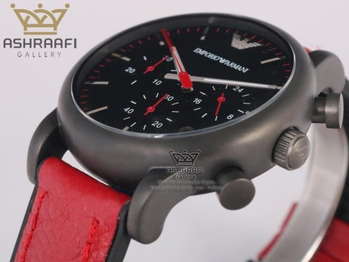 ساعت اسپرت قرمز رنگ Emporio Armani Ar1895