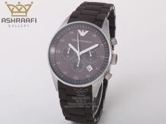 ساعت قهوه ای و نقره ای امپریو Emporio Armani ar5860SBR