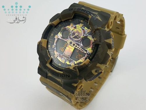 ساعت جی شاک چریکی G-Shock GA-100CMF