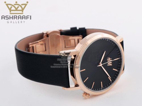 ساعت صفحه مشکی اچ ام H&M 6366