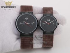 H&M-6386A-04 ساعت بند حصیری اچ ام H&M 6386A