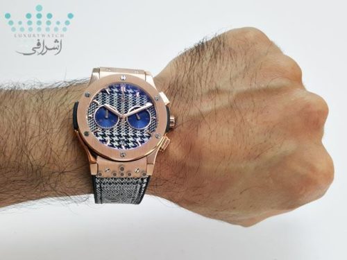 عکس روی مچ ساعت چهارخانه Hublot 3360