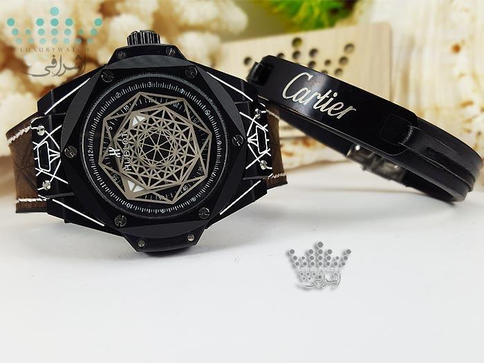 عکاسی اختصاصی گالری اشرافی از ساعت Hublot Sang Bleu-B1
