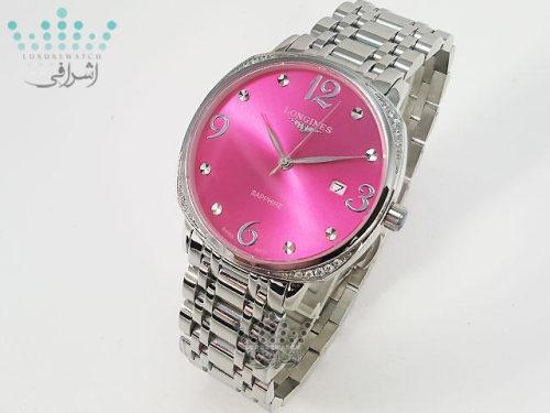 ساعت ست صفحه صورتی لونژین Longines Primaluna 1