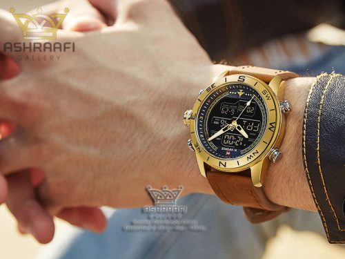 عکس روی مچ ساعت Naviforce 9144M