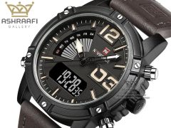 ساعت قاب خاکستری نیوی فورس Naviforce NF9095M