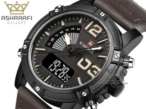 ساعت قاب خاکستری نیوی فورس Naviforce NF9095M