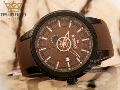 ساعت نیوی فورس صفحه قهوه ای Naviforce NF9107M