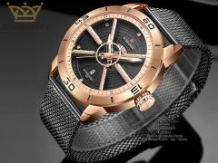 فروش ساعت مردانه بند حصیری نیوی فورس Naviforce NF9155M