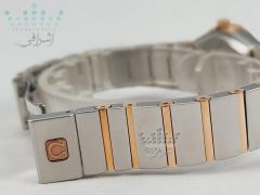 Omega-Constellation-102-05 کانسلیشن زنانه با صفحه قهوه ای مدل Omega Constellation-102-05