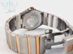 Omega-Constellation-102-06 بند ساعت کانسلیشن زنانه با صفحه قهوه ای مدل Omega Constellation-102-06