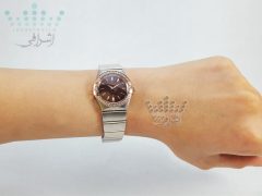 Omega-Constellation-102-08 عکس روی دست ساعت زنانه امگا کانسلیشن Omega Constellation-102-08