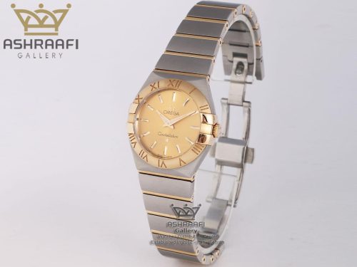 ساعت دست دوم اورجینال امگا کانسلیشن صفحه زرد 123.20.27.60.08.001