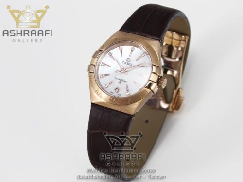 امگا کانسلیشن بند چرمی Omega Constellation La2