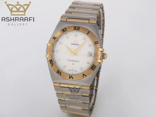 ساعت مردانه امگا میخ طلا Omega Constellation OL55