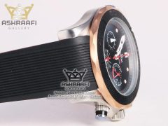 Omega-Seamaster-D300M-08 ساعت صفحه مشکی بند پلاستیکی Omega Seamaster D300M