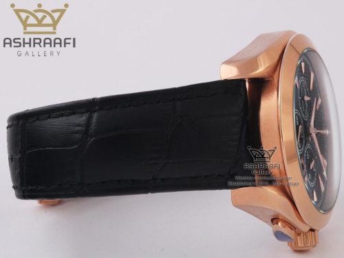 ساعت امگا مردانه بند چرم مشکی سه موتورهOmega Seamaster K3M