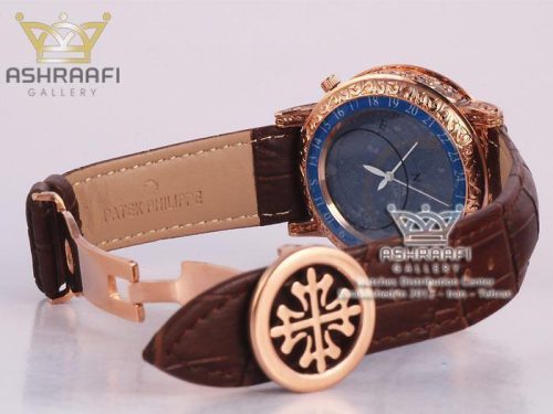 ساعت صفحه سفید پتک فیلیپ دو رو PATEK PHILIPPE 09