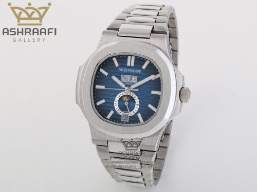 ساعت ناتیلوس صفحه سورمه ایPatek Philippe Nautilus SR