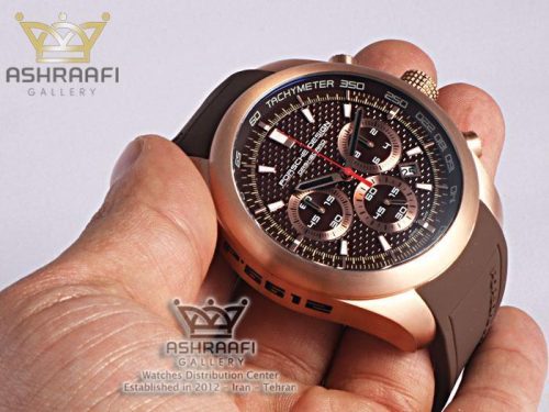 ساعت پورش قهوه ای Porsche Dashboard 6612