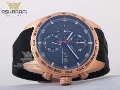 ساعت پورشه دیزاین بند پلاستیکی مشکی Porsche P620