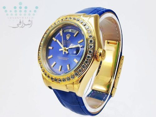 ساعت رولکس زنانه نگین دار مدل DateJust 1623-03