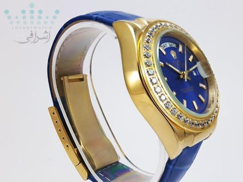 ساعت رولکس زنانه نگین دار مدل DateJust 1623-04