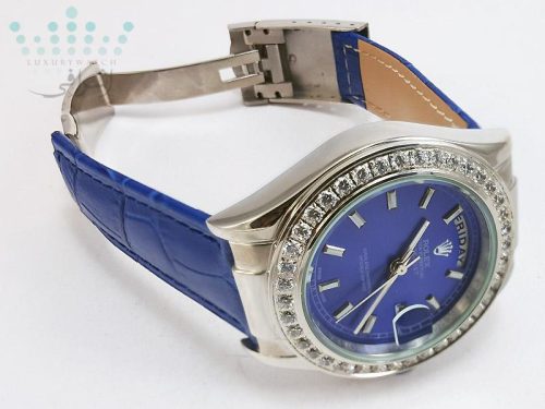 ساعت رولکس زنانه نگین دار مدل DateJust 1623-06