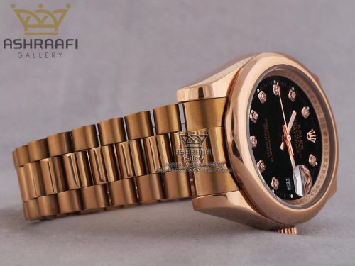 فروش ساعت رولکس های کپی رزگلد صفحه مشکی ROLEX DateJust Per2