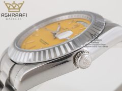 فروش ساعت رولکس تمام سیلور صفحه زرد رولکس ROLEX Day Date SY1